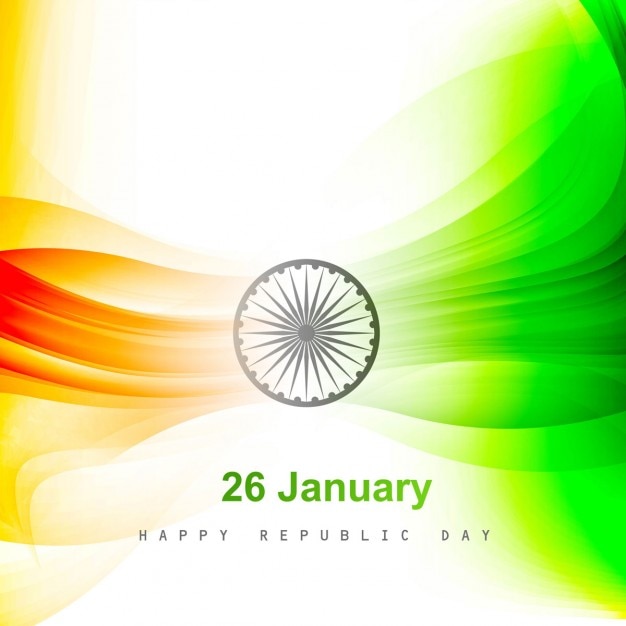 Download Decorative shiny indian flag design | Free Vector