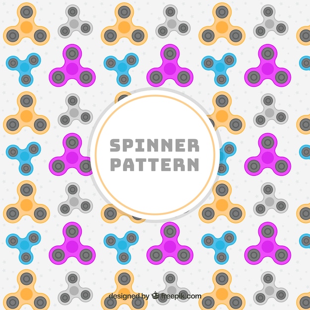 Decorative spinner pattern