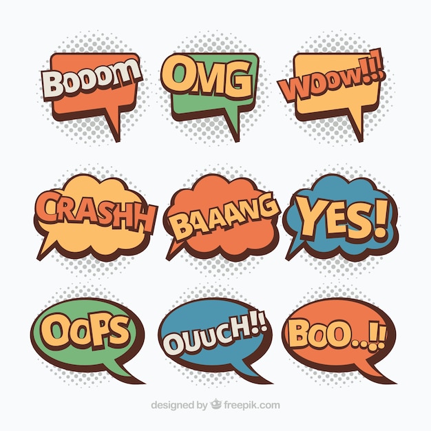 Free Vector | Decorative sticker collection