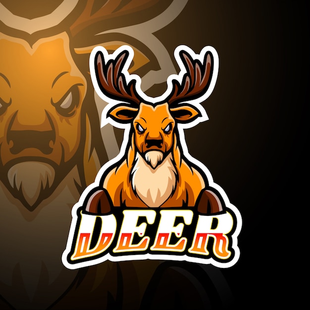 Download Free Deer Esport Logo Mascot Design Premium Vector Use our free logo maker to create a logo and build your brand. Put your logo on business cards, promotional products, or your website for brand visibility.