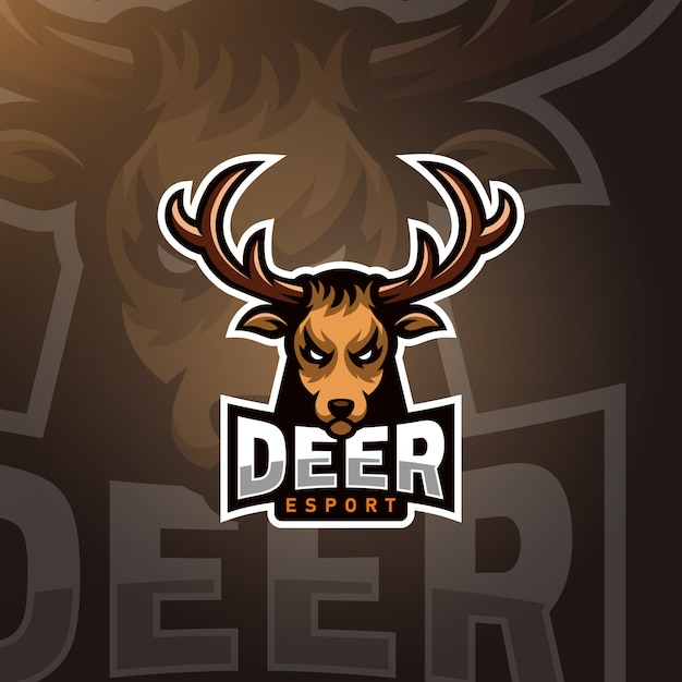 Download Free Deer Head Gaming Logo Esport Premium Vector Use our free logo maker to create a logo and build your brand. Put your logo on business cards, promotional products, or your website for brand visibility.