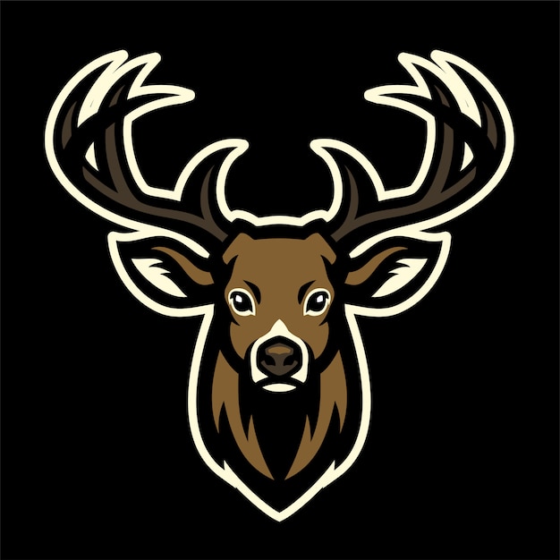 Premium Vector | Deer head mascot