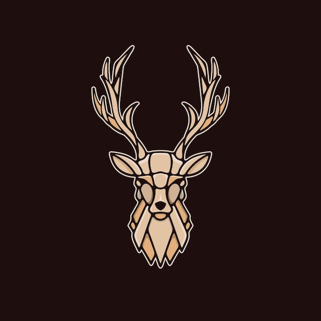 Deer logo | Premium Vector