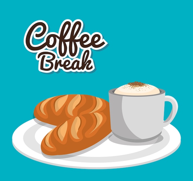 Premium Vector Delicious Coffee Break Icon