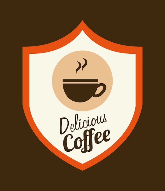 Download Delicious coffee design, vector illustration eps10 graphic Vector | Premium Download