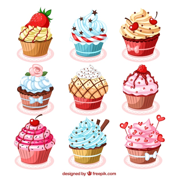 cupcake illustration free download