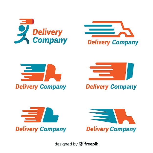 Download Free Delivery Logo Template Collection Free Vector Use our free logo maker to create a logo and build your brand. Put your logo on business cards, promotional products, or your website for brand visibility.
