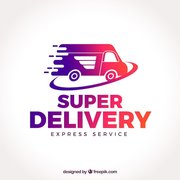 Download Free Delivery Logo Template With Truck Free Vector Use our free logo maker to create a logo and build your brand. Put your logo on business cards, promotional products, or your website for brand visibility.