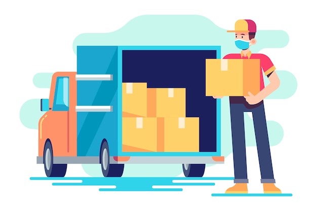 Download Free Delivery Man Images Free Vectors Stock Photos Psd Use our free logo maker to create a logo and build your brand. Put your logo on business cards, promotional products, or your website for brand visibility.