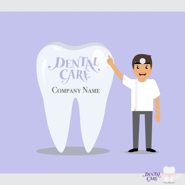 Dental care background design