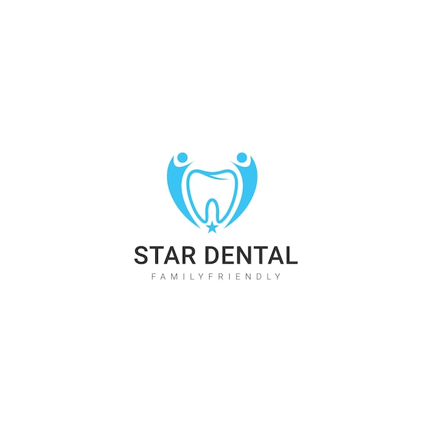 Premium Vector | Dental clinic dental logo abstract design vector ...