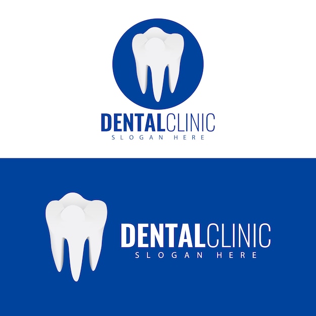 Premium Vector | Dental clinic logo design.