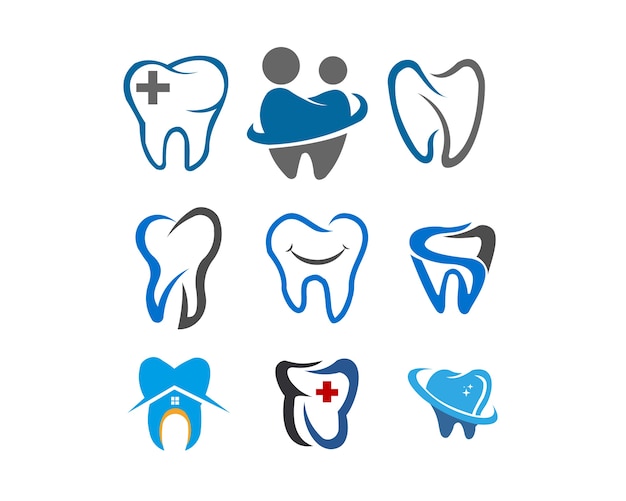 Download Free Dental Health Care Medicine Illustration Logo Set Premium Vector Use our free logo maker to create a logo and build your brand. Put your logo on business cards, promotional products, or your website for brand visibility.