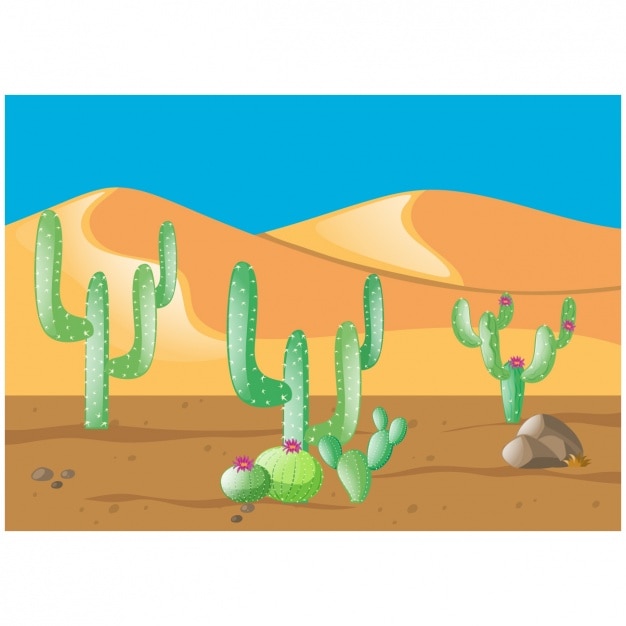 Desert background design