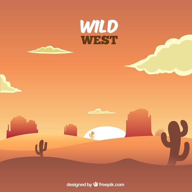 Desert background with rocky mountains