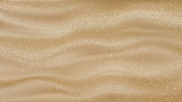 Premium Vector Desert Sand With Waves Pattern Background