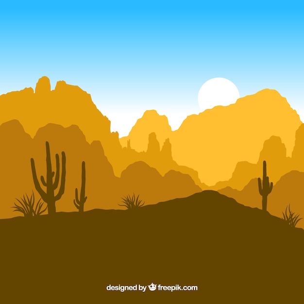 Desert silhouettes