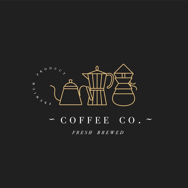 Download Free Design Colorful Template Logo Or Emblem Coffee Shop And Cafe Use our free logo maker to create a logo and build your brand. Put your logo on business cards, promotional products, or your website for brand visibility.