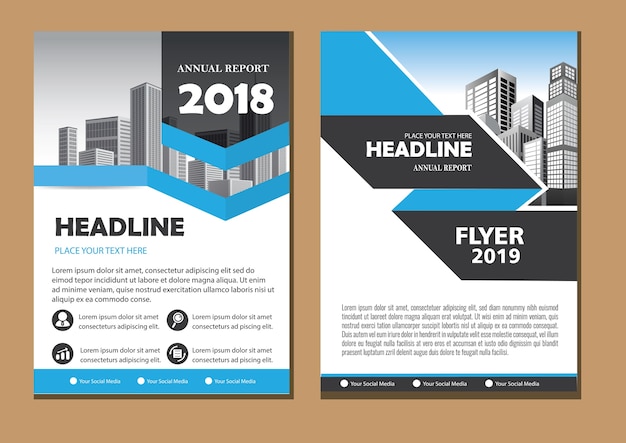 Premium Vector Design Cover Brochure Or Layout Flyer For Annual Report