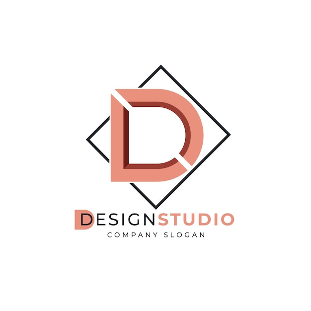 Download Free Vector | Design studio logo template