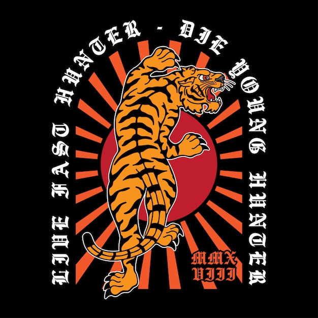 Download Free Design Traditional Tattoo Tiger Cloth Premium Vector Use our free logo maker to create a logo and build your brand. Put your logo on business cards, promotional products, or your website for brand visibility.