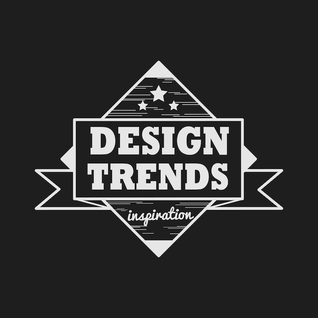 Download Free Design Trends Badge Logo Vector Free Vector Use our free logo maker to create a logo and build your brand. Put your logo on business cards, promotional products, or your website for brand visibility.