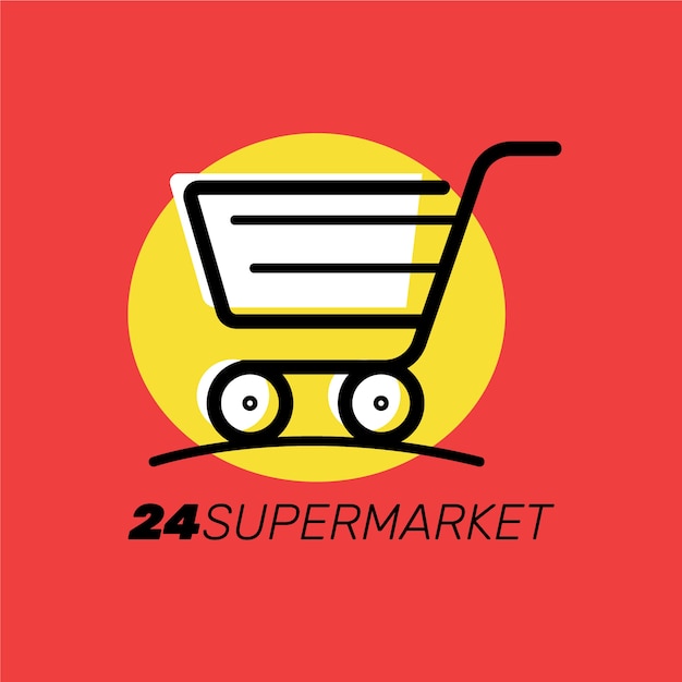 Download Free Design With Cart For Supermarket Logo Free Vector Use our free logo maker to create a logo and build your brand. Put your logo on business cards, promotional products, or your website for brand visibility.