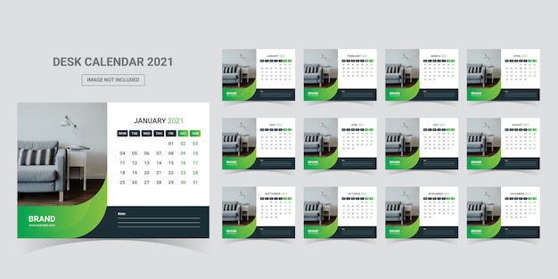 Kalender Meja 2021 - Download 160+ Contoh Template Desain