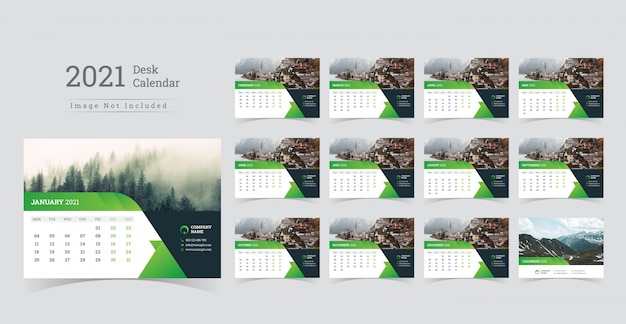 Kalender Meja 2021 - Download 160+ Contoh Template Desain