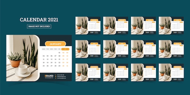 Desain Kalender Kalender Januari 2021 - Desain Kalender ...