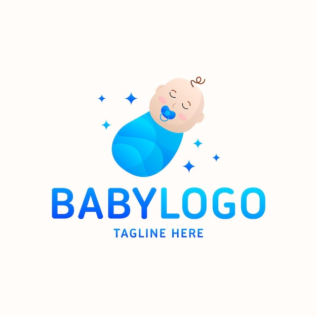 Premium Vector | Detailed baby boy logo