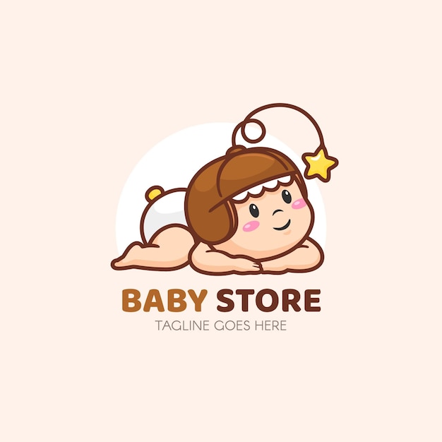 Free Vector | Detailed baby logo template