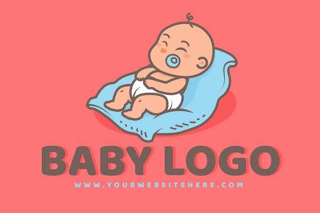 Free Vector | Detailed baby logo