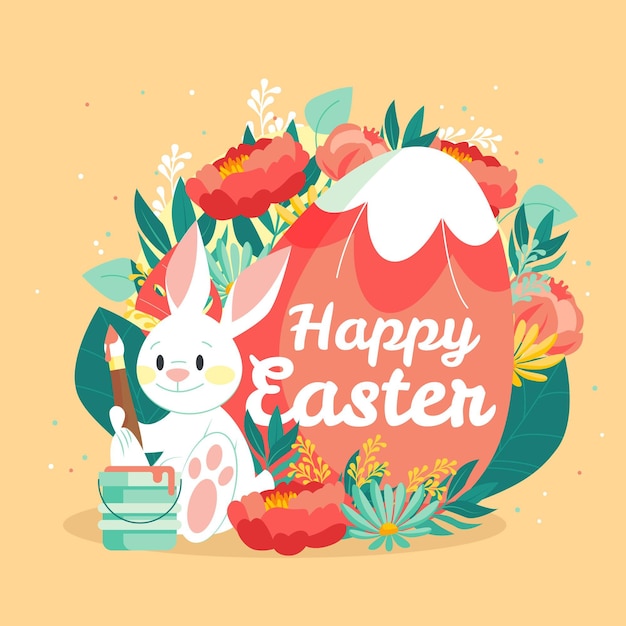 Premium Vector | Detailed easter illustration