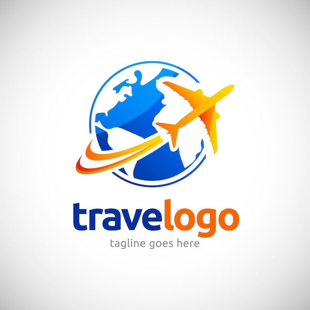 Premium Vector | Detailed travel logo