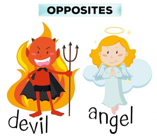 angel and devil clipart free - photo #47