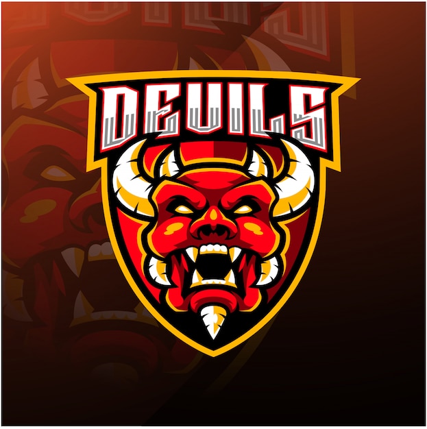 Download Free Devil Head Esport Mascot Logo Template Premium Vector Use our free logo maker to create a logo and build your brand. Put your logo on business cards, promotional products, or your website for brand visibility.