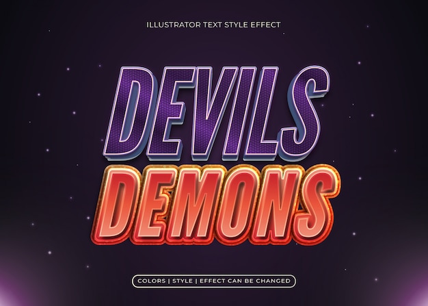 Download Free Devils And Demons Text Effect Premium Vector Use our free logo maker to create a logo and build your brand. Put your logo on business cards, promotional products, or your website for brand visibility.