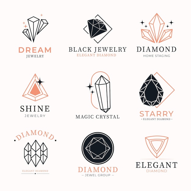 Download Free Diamond Logo Collection Free Vector Use our free logo maker to create a logo and build your brand. Put your logo on business cards, promotional products, or your website for brand visibility.