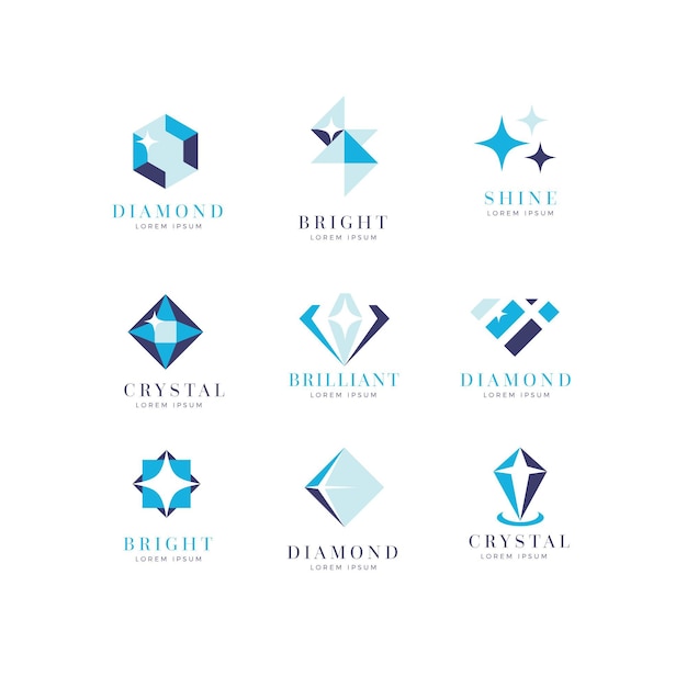 Download Free Diamond Logo Design Collection Free Vector Use our free logo maker to create a logo and build your brand. Put your logo on business cards, promotional products, or your website for brand visibility.