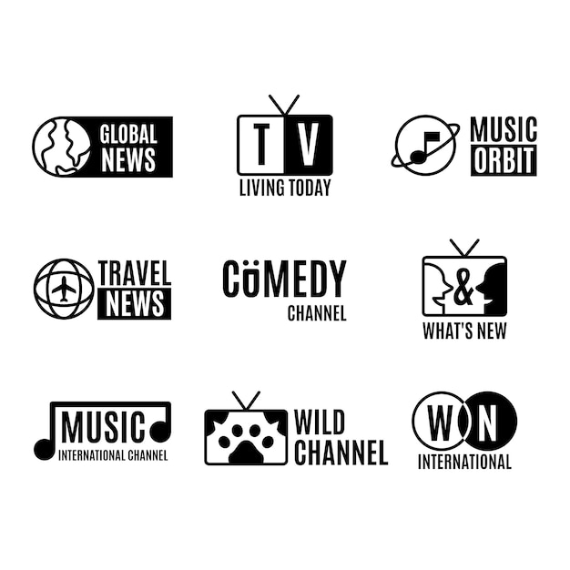 Download Free Different News Logos Collection Free Vector Use our free logo maker to create a logo and build your brand. Put your logo on business cards, promotional products, or your website for brand visibility.