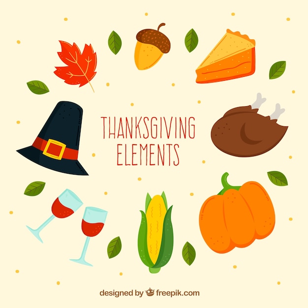 Different thanksgiving elements