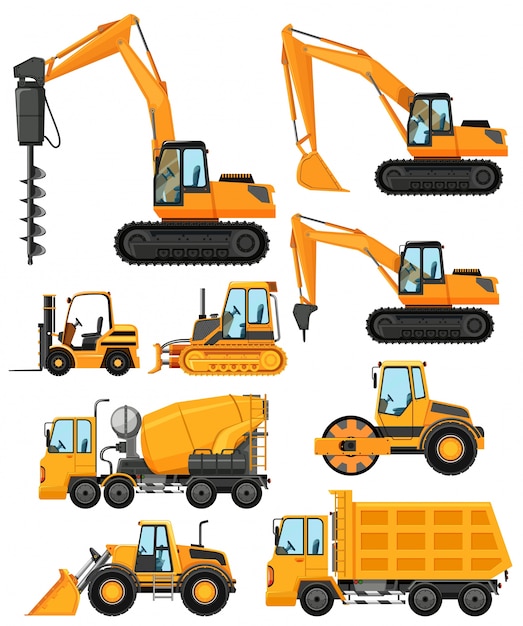 different-types-of-construction-vehicles-vector-free-download