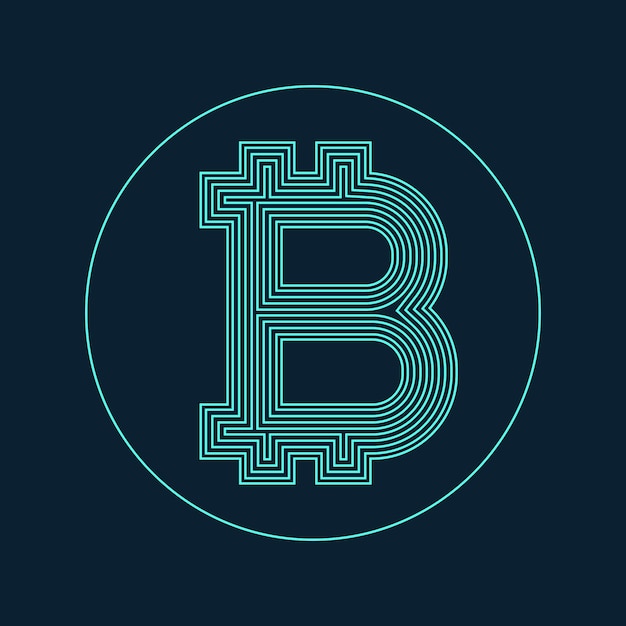 bitcoin logo psd