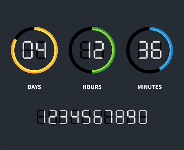 small countdown timers for powerpoint