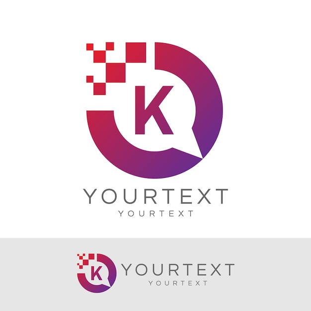 Download Free Digital Consultant Initial Letter K Logo Design Premium Vector Use our free logo maker to create a logo and build your brand. Put your logo on business cards, promotional products, or your website for brand visibility.