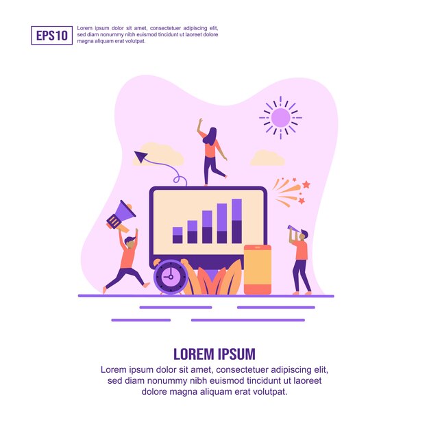 Download Free Digital Marketing Agency Concept Icon With Character Premium Vector Use our free logo maker to create a logo and build your brand. Put your logo on business cards, promotional products, or your website for brand visibility.