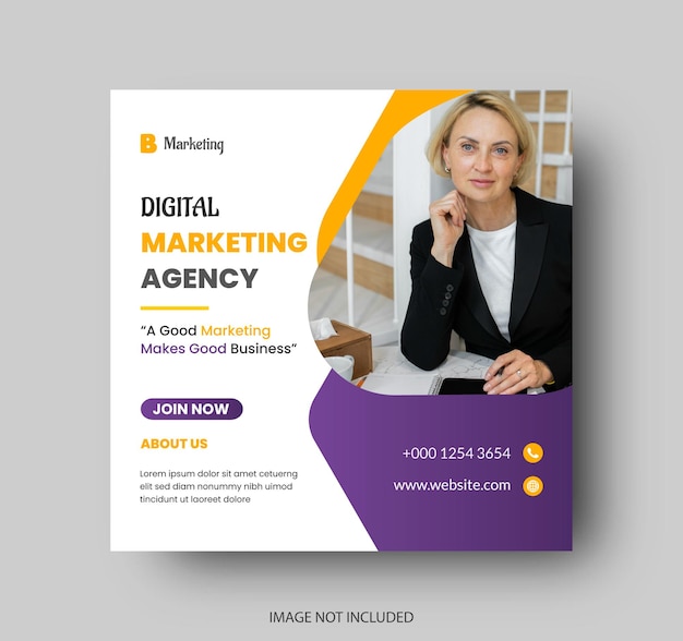 Premium Vector | Digital marketing agency and corporate creative ...