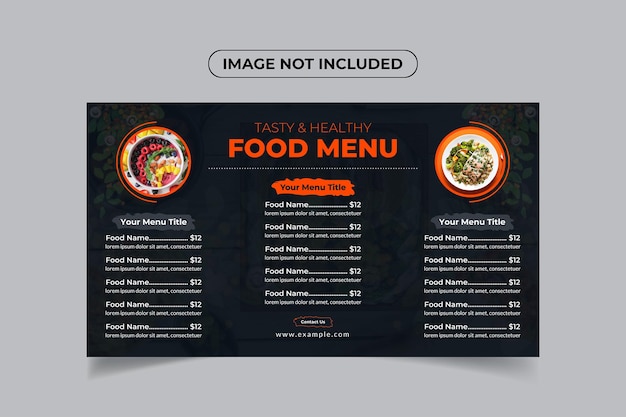 Premium Vector Digital menu design templates Premium Vector Digital menu design templates