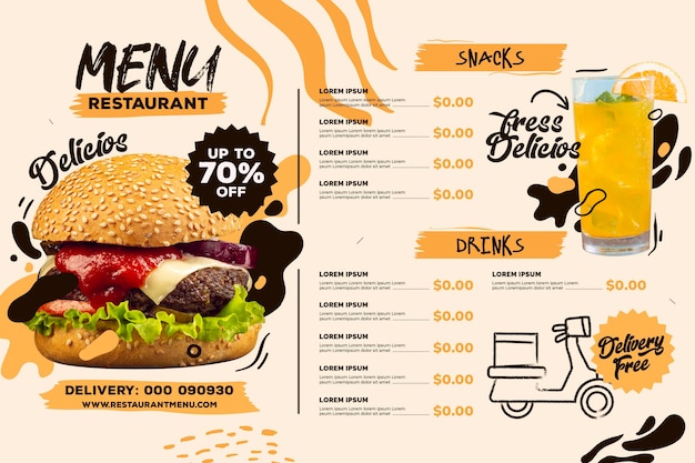 Horizontal Menu Templates Free Download